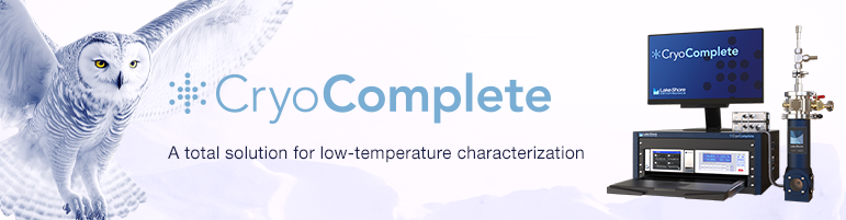 CryoComplete a total solution for low-temperature characterization