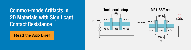 Common-mode artifacts in 2D materials app note